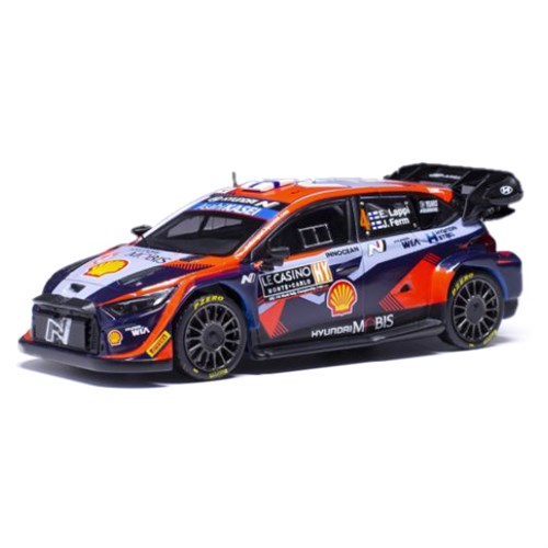 IXO Hyundai i20 N Rally1 - 2023 Monte Carlo Rally - #4 E. Lappi 1:43