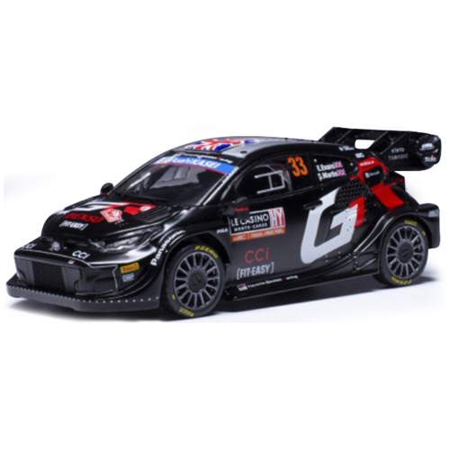 IXO Toyota GR Yaris Rally1 - 2024 Monte Carlo Rally - #33 E. Evans 1:43