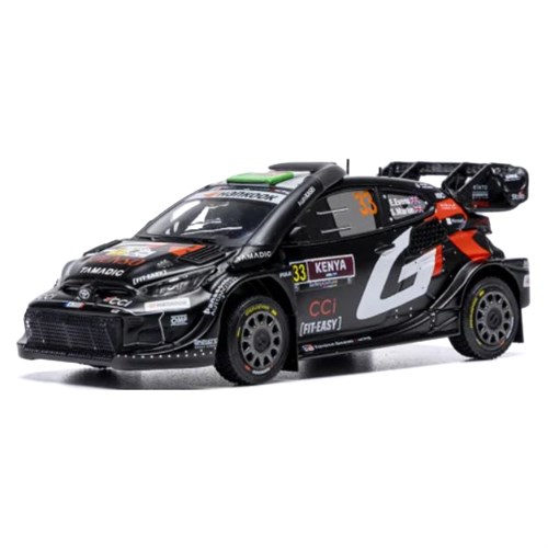 IXO Toyota GR Yaris Rally1 - 1st 2025 Safari Rally - #33 Elfyn Evans 1:43 model car