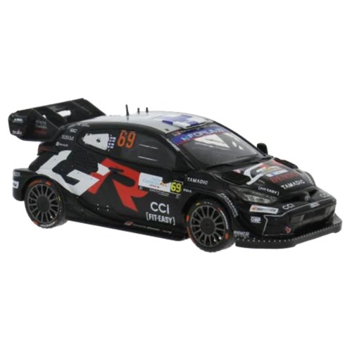 IXO Toyota GR Yaris Rally1 - 1st 2025 Rally Islas Canarias - #69 Kalle Rovanpera 1:43 model car