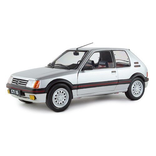 Solido Peugeot 205 GTI 1.6 Mk.1 1989 - Futura Grey 1:18 model car