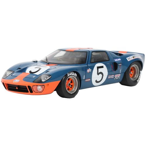 Solido Ford GT40 1968 - Dark Blue/Orange 1:18 model car