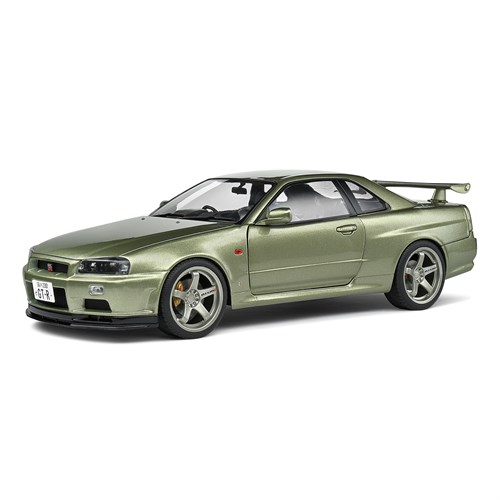 Solido Nissan GT-R (R34) 1999 - Green 1:18
