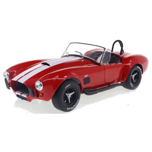 Solido Shelby Cobra 427 S/C 1965 - Red w. White Stripes 1:18 model car