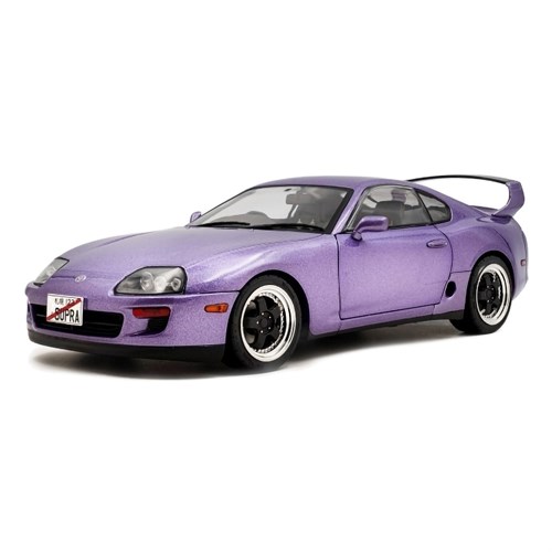 Solido Toyota Supra Mk.4 (A80) 1993 - Purple 1:18 model car