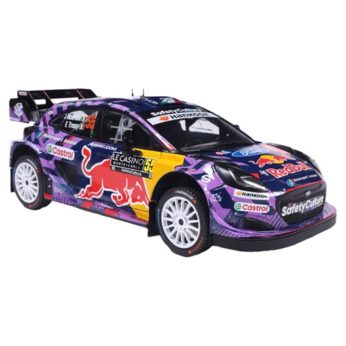 Solido Ford Puma Rally1 - 2025 Monte Carlo Rally - #55 Josh McErlean 1:18 model car
