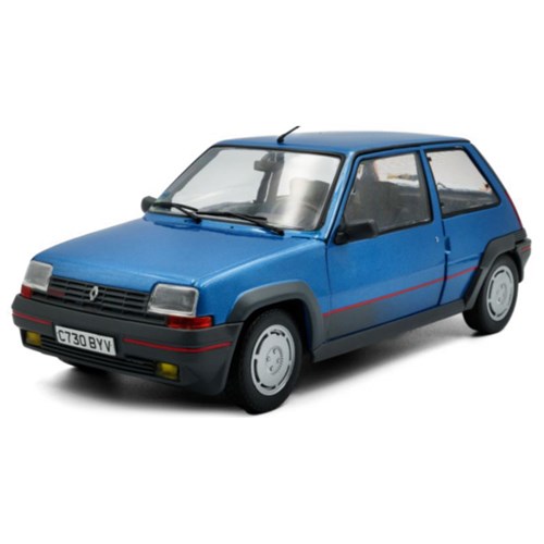Solido Renault 5 GT Turbo Mk.1 1985 - Alpine Blue 1:18 model car