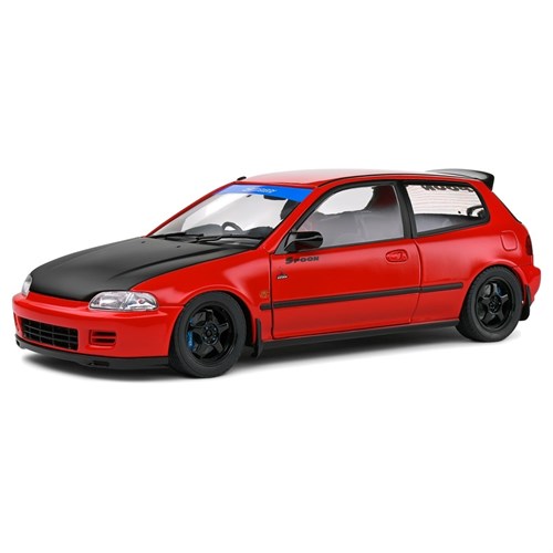 Solido Honda Civic (EG6) Spoon Version 1991 - Red 1:18 model car