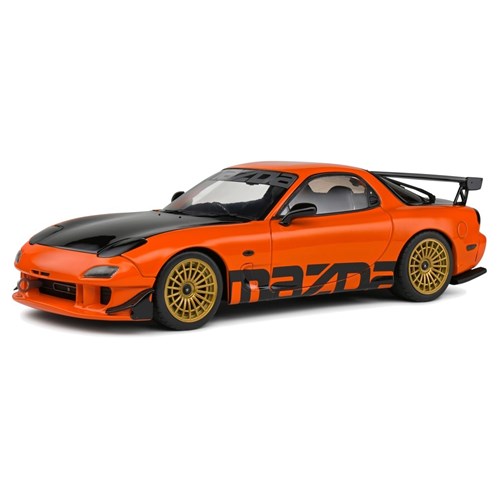 Solido Mazda RX7 FD3RS 1999 - Orange 1:18 model car