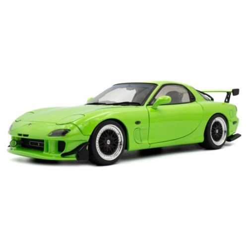 Solido Mazda RX7 FD3RS 1999 - Neon Green 1:18 model car