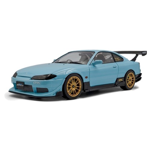 Solido Nissan Silvia S15 SPEC-R Aero 1999 - Baby Blue 1:18 model car