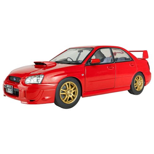 Solido Subaru Impreza WRX STI 2004 - Flame Red 1:18 model car