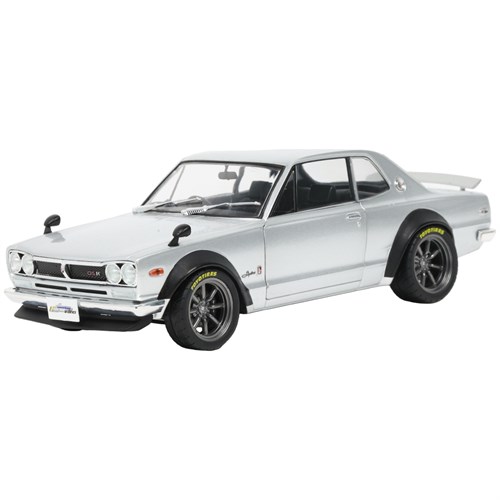 Solido Nissan Skyline 2000 GT-R (KPGC10) Hakosuka 1970 - Silver 1:18 model car