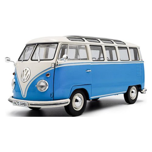 Solido Volkswagen T1 Samba 1962 - Blue/White 1:18 model car