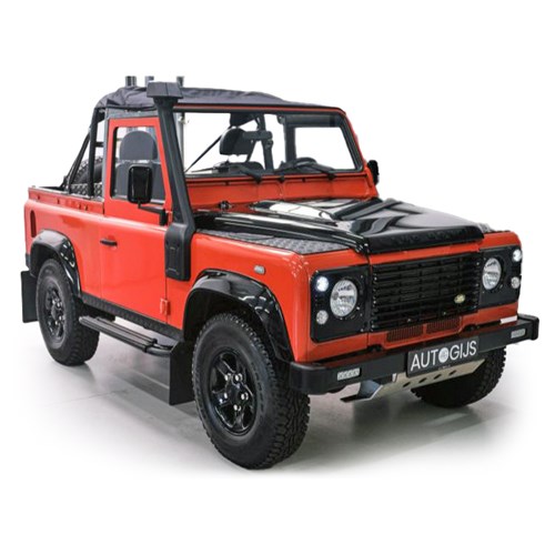 Solido Land Rover Defender 90 w/o Rear Cover 2016 - Orange 1:18 model car