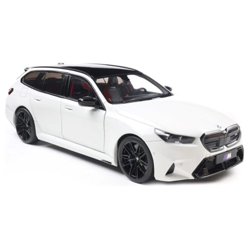 Solido BMW M5 Touring 2024 - Alpine White 1:18 model car