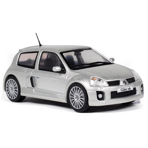 Solido Renault Clio V6 Phase 2 2004 - Titanium Grey 1:43 model car