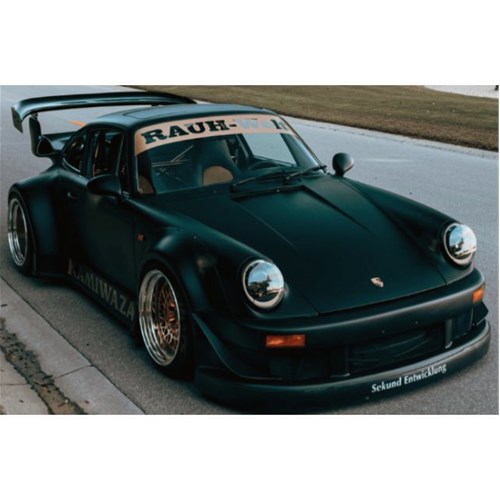 Solido Porsche 911 RWB w. Bodykit 2023 - Kamizawa Black 1:43 model car
