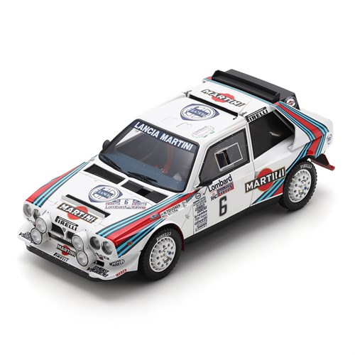 Spark Lancia Delta S4 - 1st 1985 RAC Rally - #6 Henri Toivonen 1:18 model car