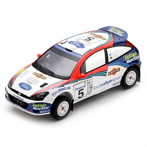 Spark Ford Focus WRC - 1st 2002 Safari Rally - #5 Colin McRae 1:18 model car