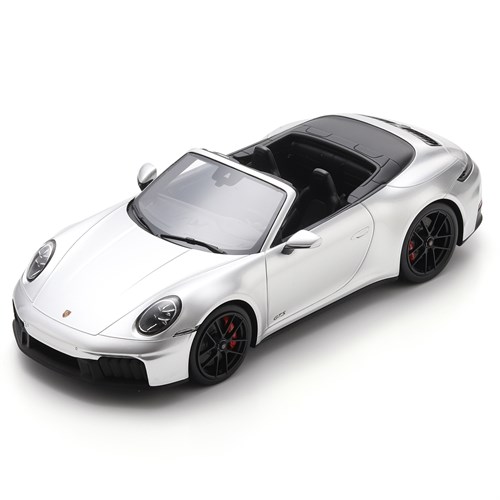 Spark Porsche 911 (992.2) Carrera 4 GTS Cabriolet - Ice Grey Metallic 1:18 model car