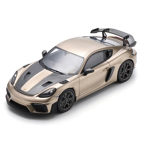 Spark Porsche Cayman GT4 RS w. Weissach Package - Gold Bronze Metallic 1:18 model car