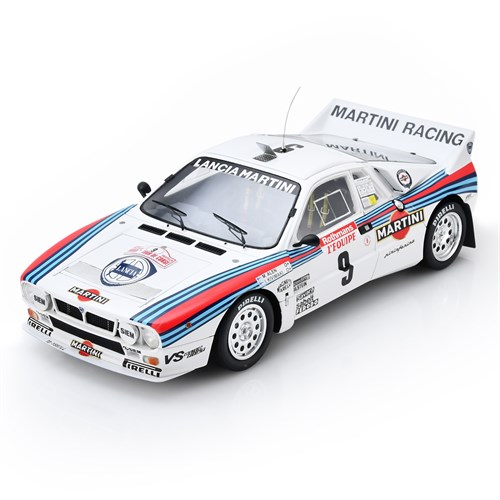 Spark Lancia 037 - 1st 1983 Rally Corsica - #9 Markku Alen 1:18 model car