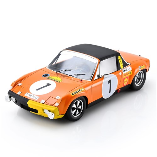 Spark Porsche 914/6 - 1st 1971 Marathon De La Route - #1 1:18 model car