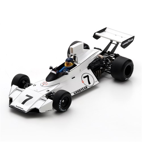Spark Brabham BT44 - 1st 1974 South African Grand Prix - #7 Carlos Reutemann 1:18 model car