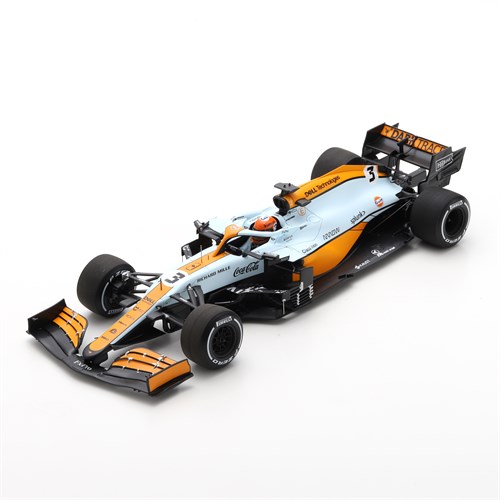 Spark McLaren MCL35M - 2021 Monaco Grand Prix - #3 D. Ricciardo 1:18