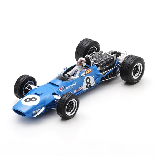 Spark Matra MS10 - 1st 1968 Dutch Grand Prix - #8 J. Stewart 1:18