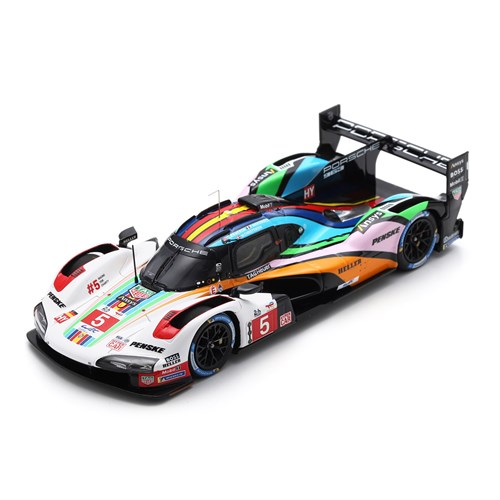 Voiture Diecast Porsche 963 Hertz - Édition 24h Du Mans 2023, échelle 1:18, Marque Spark
