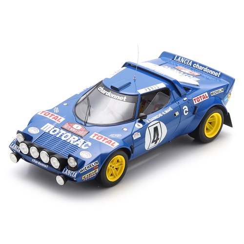 Spark Lancia Stratos HF - 1st 1979 Monte Carlo Rally - #4 Bernard Darniche 1:18 model car