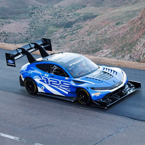 Spark Ford Super Mustang Mach-E - 1st 2026 Pikes Peak Hillclimb - #125 Romain Dumas 1:43 model car