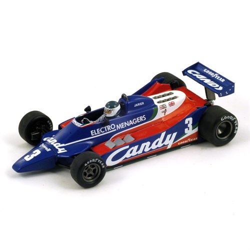 Spark Tyrrell 010 - 1980 Belgian Grand Prix - #3 J-P. Jarier 1:43