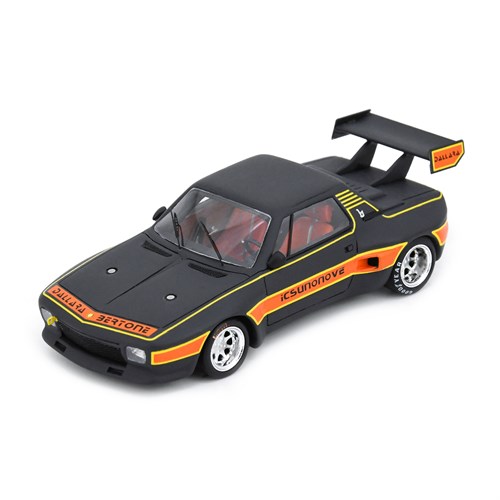 Spark Fiat X1/9 Icsunonove - 1975 Salon De Paris - Black/Orange 1:43