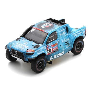 Spark Toyota GR Hilux - 2023 Dakar Rally - #231 Romain Dumas 1:43 model car