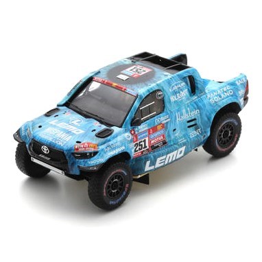 Spark Toyota GR Hilux - 2023 Dakar Rally - #251 Alexandre Pesci 1:43 model car