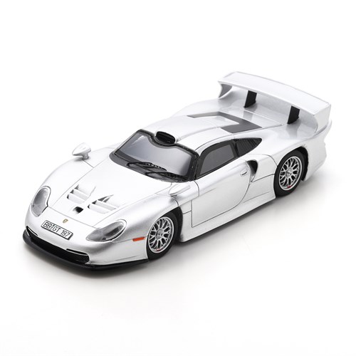 Spark Porsche 911 GT1 1997 - Metallic Silver 1:43