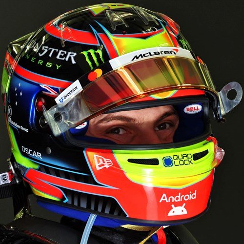Spark Oscar Piastri McLaren Helmet - 2025 1:5