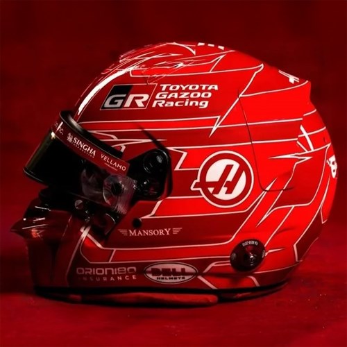 Spark Esteban Ocon Haas Helmet - 2026 1:5