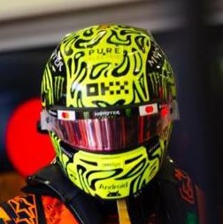 Spark Lando Norris McLaren Helmet - 2026 1:5