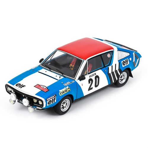 Spark Renault 17 - 1975 Monte Carlo Rally - #20 Jean-Francois Piot 1:43 model car