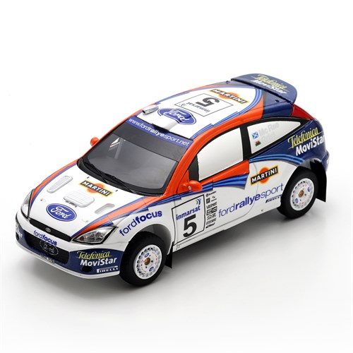 Spark Ford Focus WRC - 1st 2002 Safari Rally - #5 Colin McRae 1:43 model car