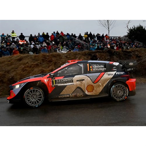 Spark Hyundai i20 N Rally1 - 2025 Monte Carlo Rally - #1 Thierry Neuville 1:43 model car