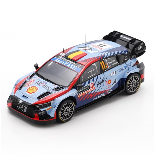 Spark Hyundai i20 N Rally1 - 1st 2024 Monte Carlo Rally - #11 Thierry Neuville 1:43 model car