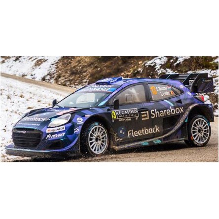 Spark Ford Puma Rally1 - 2026 Monte Carlo Rally - #13 Gregoire Munster 1:43 model car