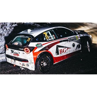 Spark Lancia Ypsilon Rally4 HF - 2026 Monte Carlo Rally - #71 Emanuele Fiore 1:43 model car