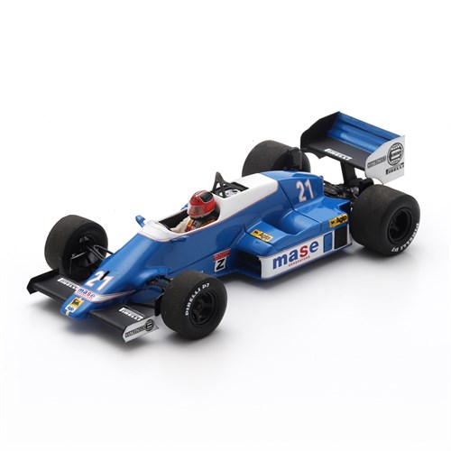 Spark Osella FA1F - 1986 Brazilian Grand Prix - #21 Piercarlo Ghinzani 1:43 model car