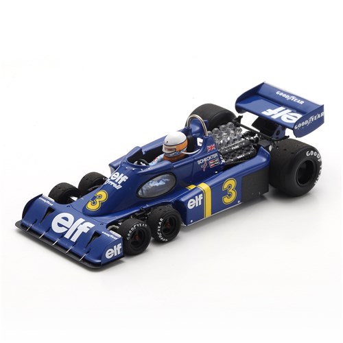 Spark Tyrrell P34 - 1976 British Grand Prix - #3 Jody Scheckter 1:43 model car